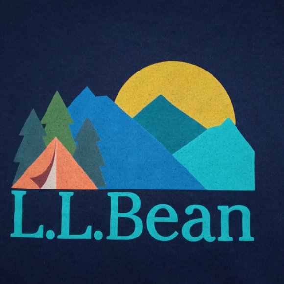 L.L. Bean slightly fitted awesome graphic T-shirt - Picture 2 of 7